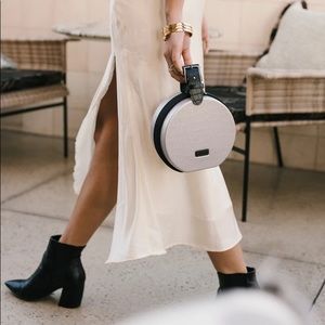 NWT Calpak Mini Baye Purse Hatbox Shape